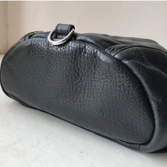 Rebecca Minkoff Julian Backpack — Black Pebbled Leather & Silver Hardware *MINT* - Picture 3 of 5
